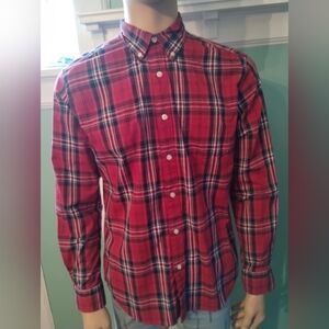 Sonoma Red Stripe Shirt Size Medium